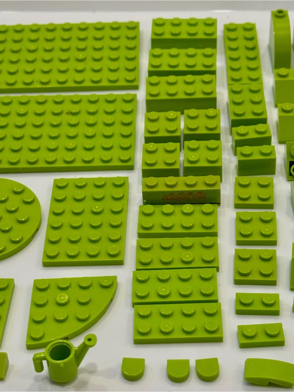 LEGO lime green pieces blocks lot